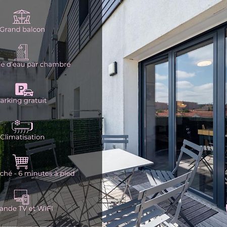 Le Saint Exupery - T3 Centre Ville Avec Balcon + Parking Gratuit Toulouse Buitenkant foto